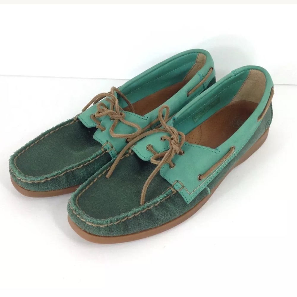 Ariat Women's Yuma Leather Suede Boat Shoes